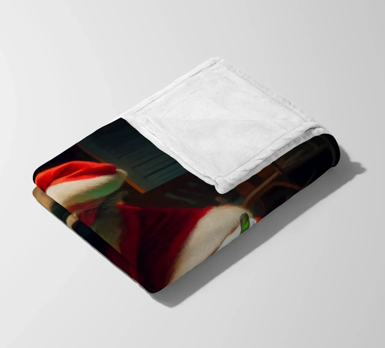 Merry fleece blanket by Art Unleashed