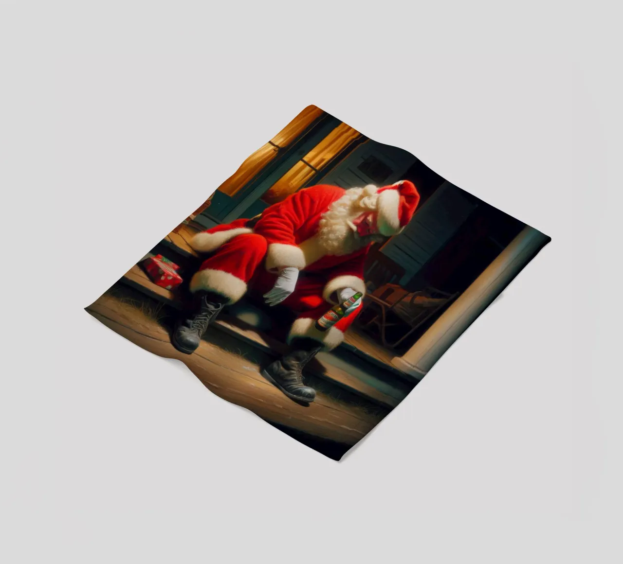 Merry fleece blanket by Art Unleashed