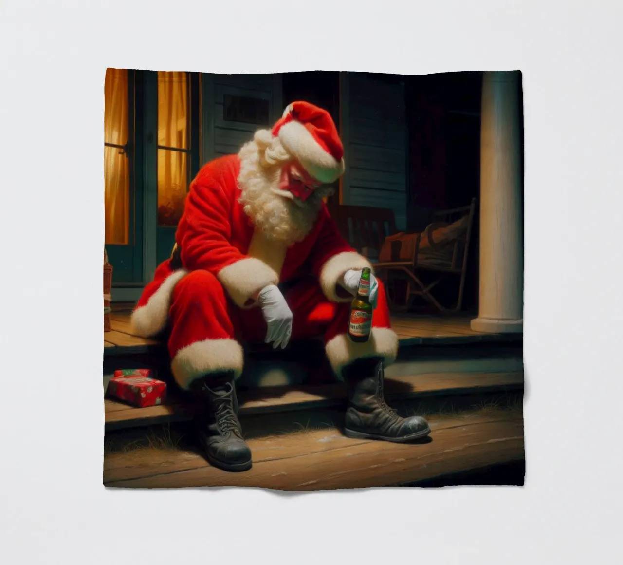 Merry fleece blanket by Art Unleashed