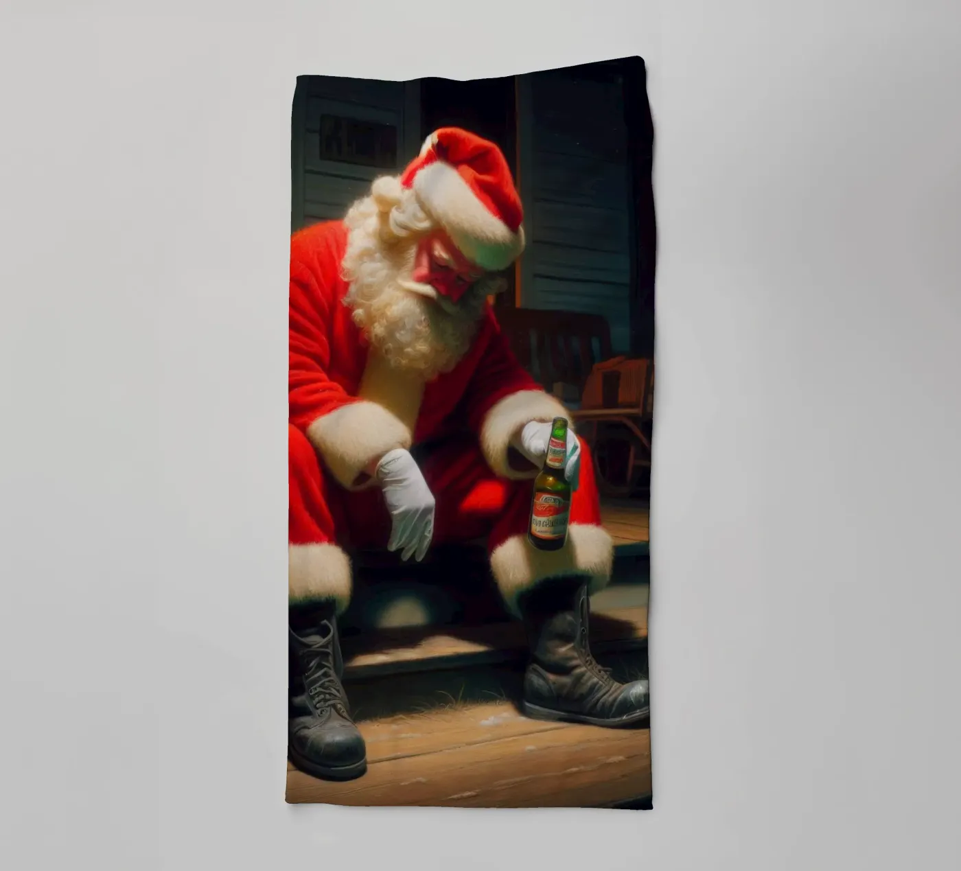 Merry badhanddoek van Art Unleashed