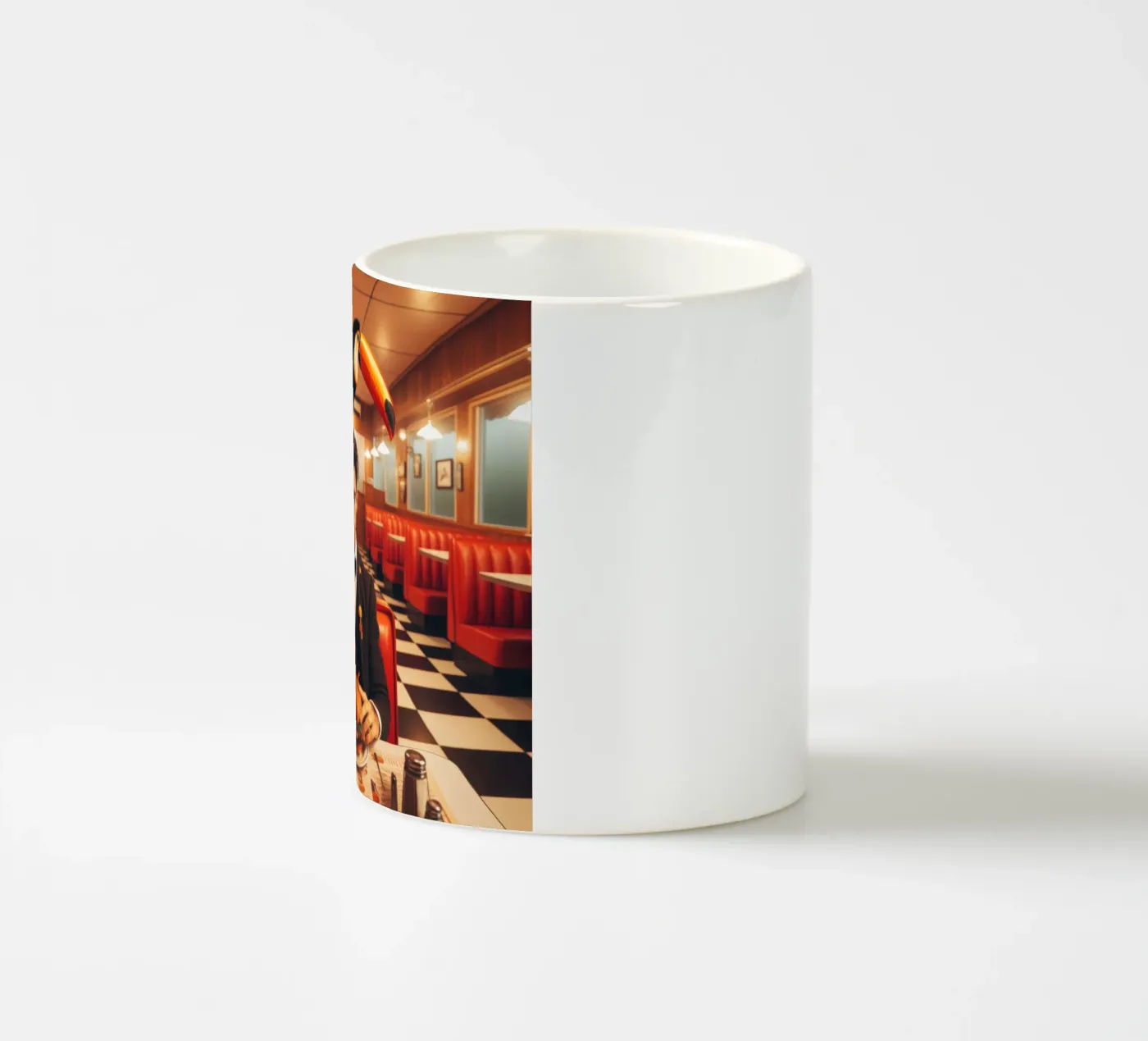 Two Can Keramik Tasse von Art Unleashed