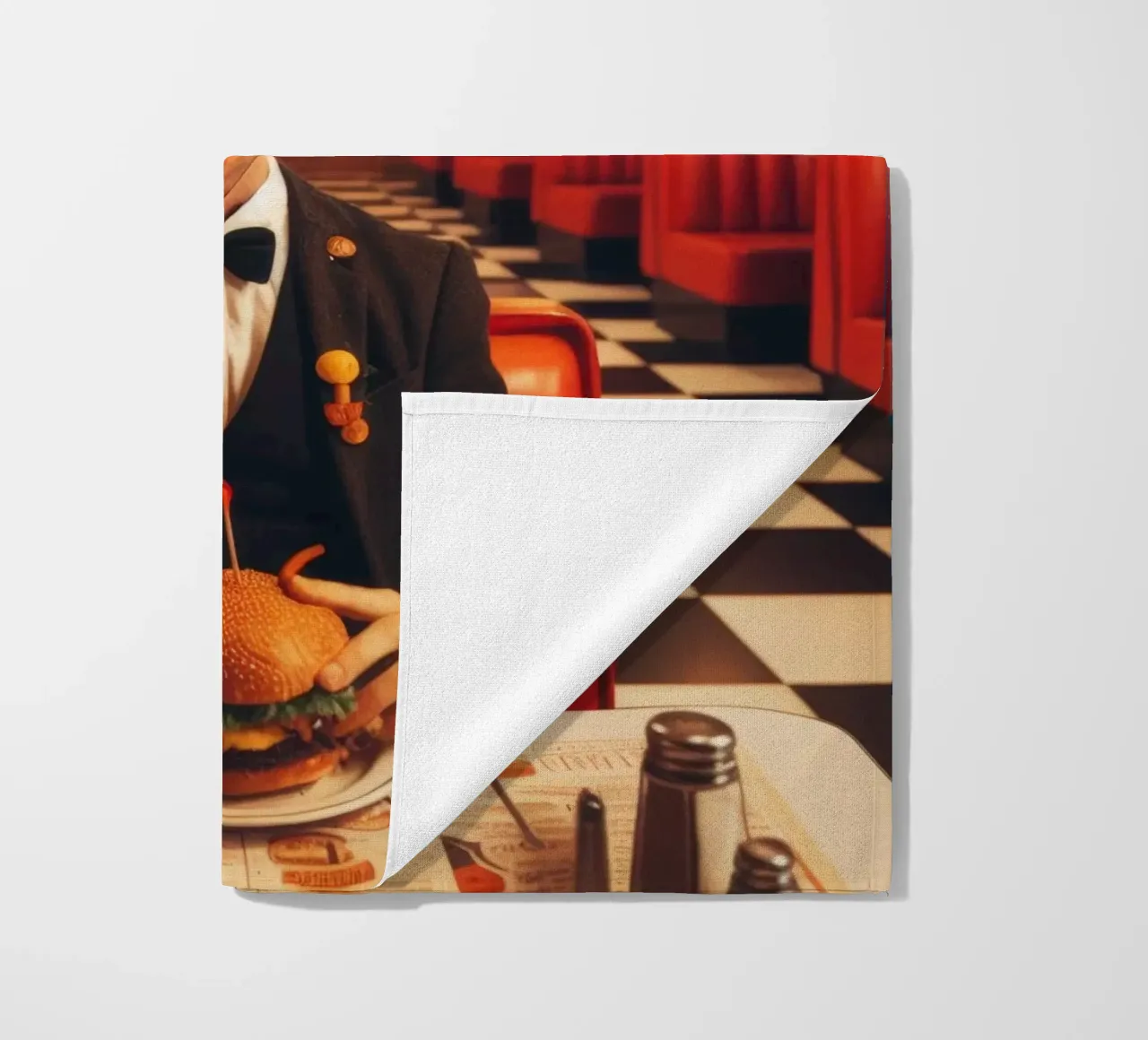 Two Can beach towel by Art Unleashed
