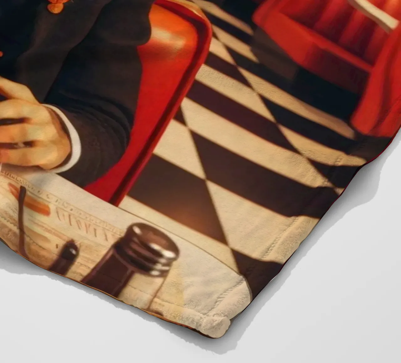 Two Can fleece blanket by Art Unleashed