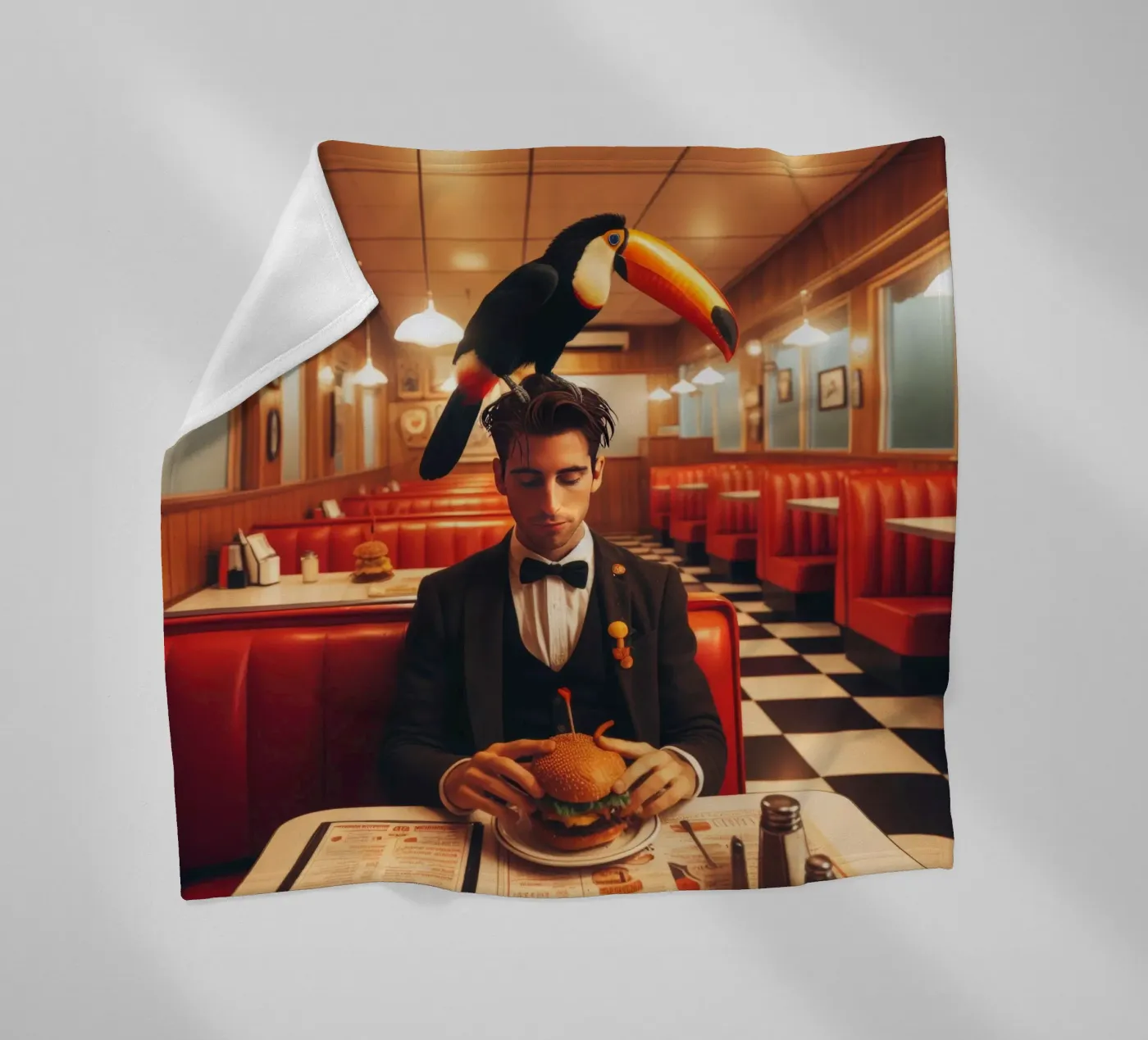 Two Can plaid polaire de Art Unleashed