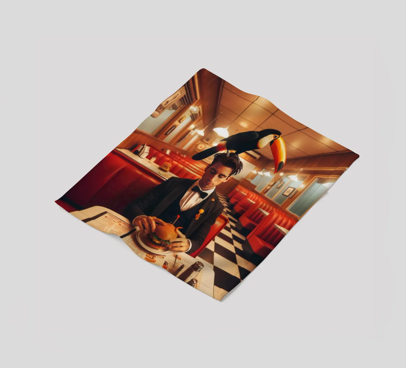 Two Can plaid polaire de Art Unleashed