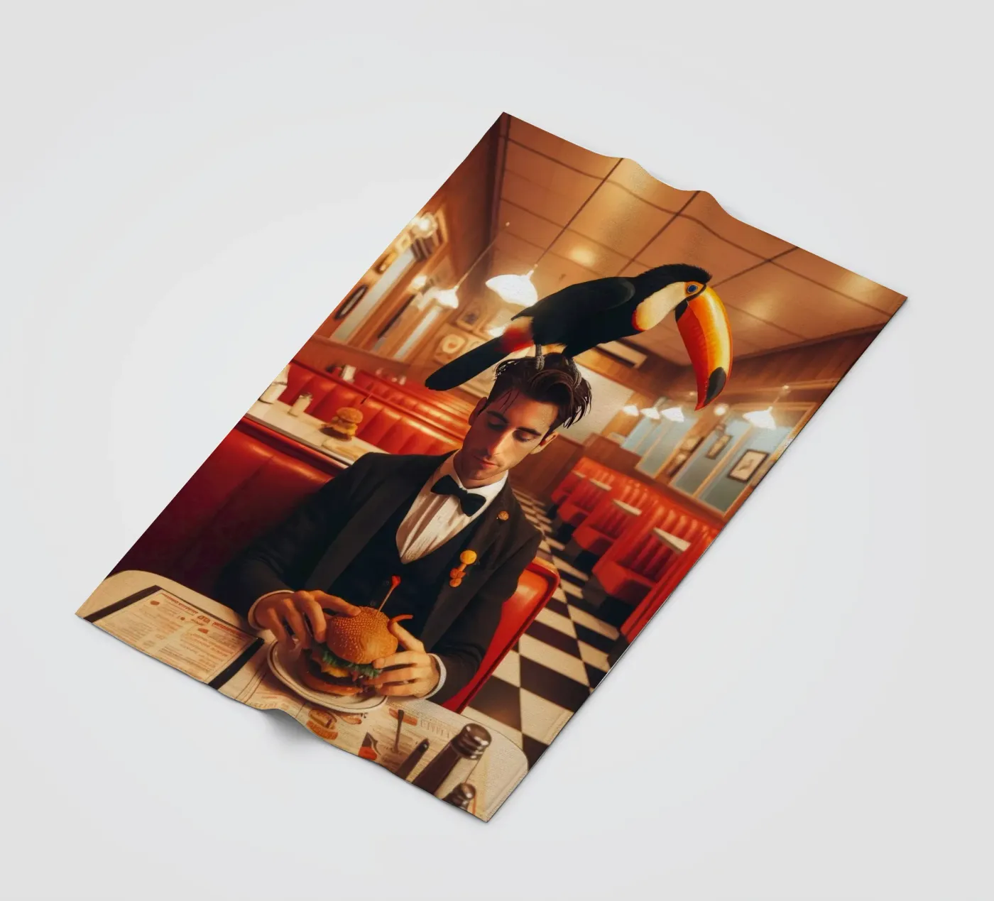 Two Can plaid polaire de Art Unleashed