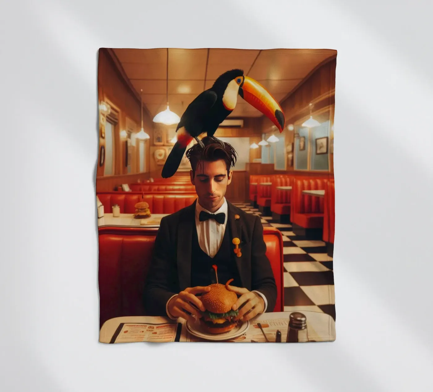 Two Can plaid polaire de Art Unleashed