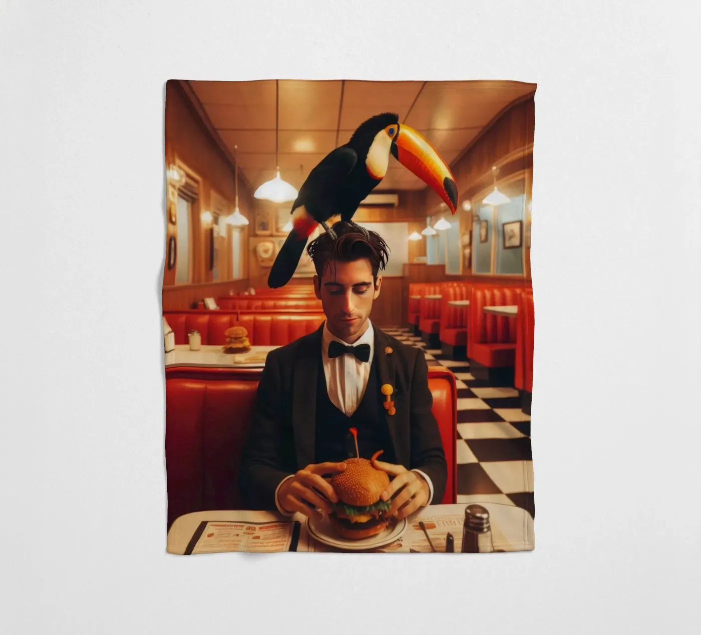 Two Can plaid polaire de Art Unleashed