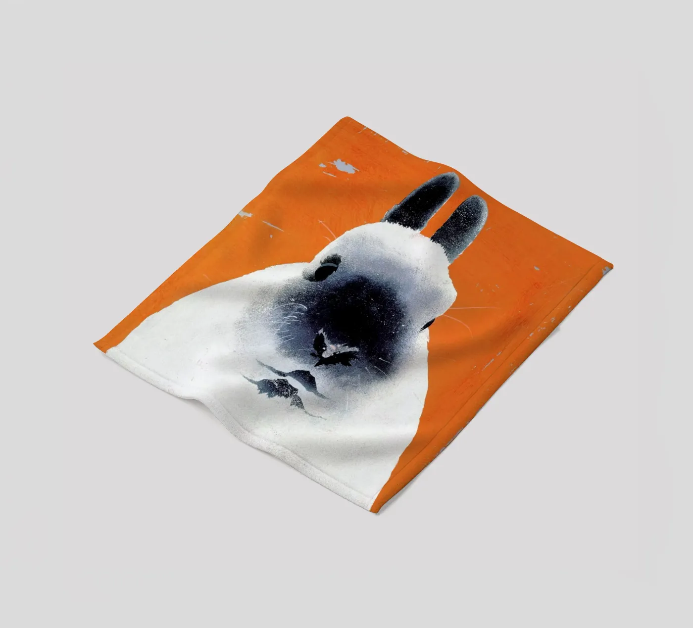 Rabbit fleece blanket by Andy Bridge