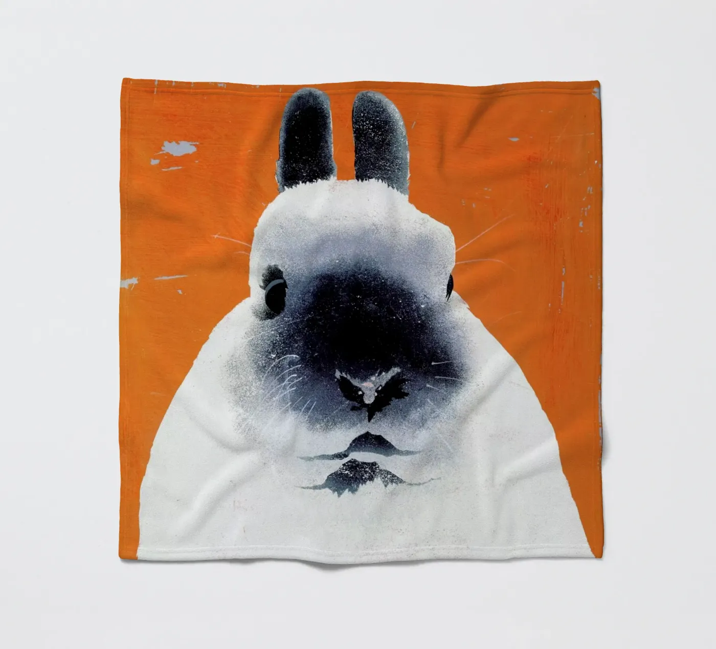 Rabbit fleece blanket by Andy Bridge