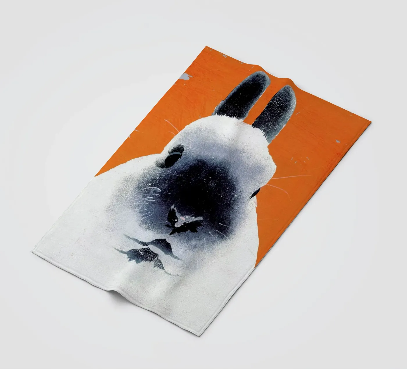 Rabbit fleece blanket by Andy Bridge