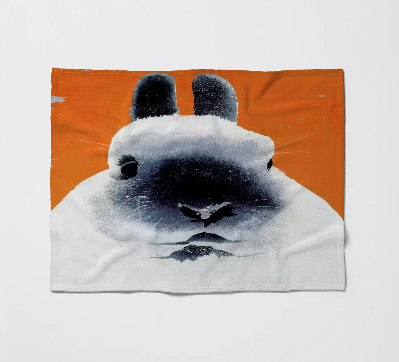 Rabbit fleece blanket by Andy Bridge