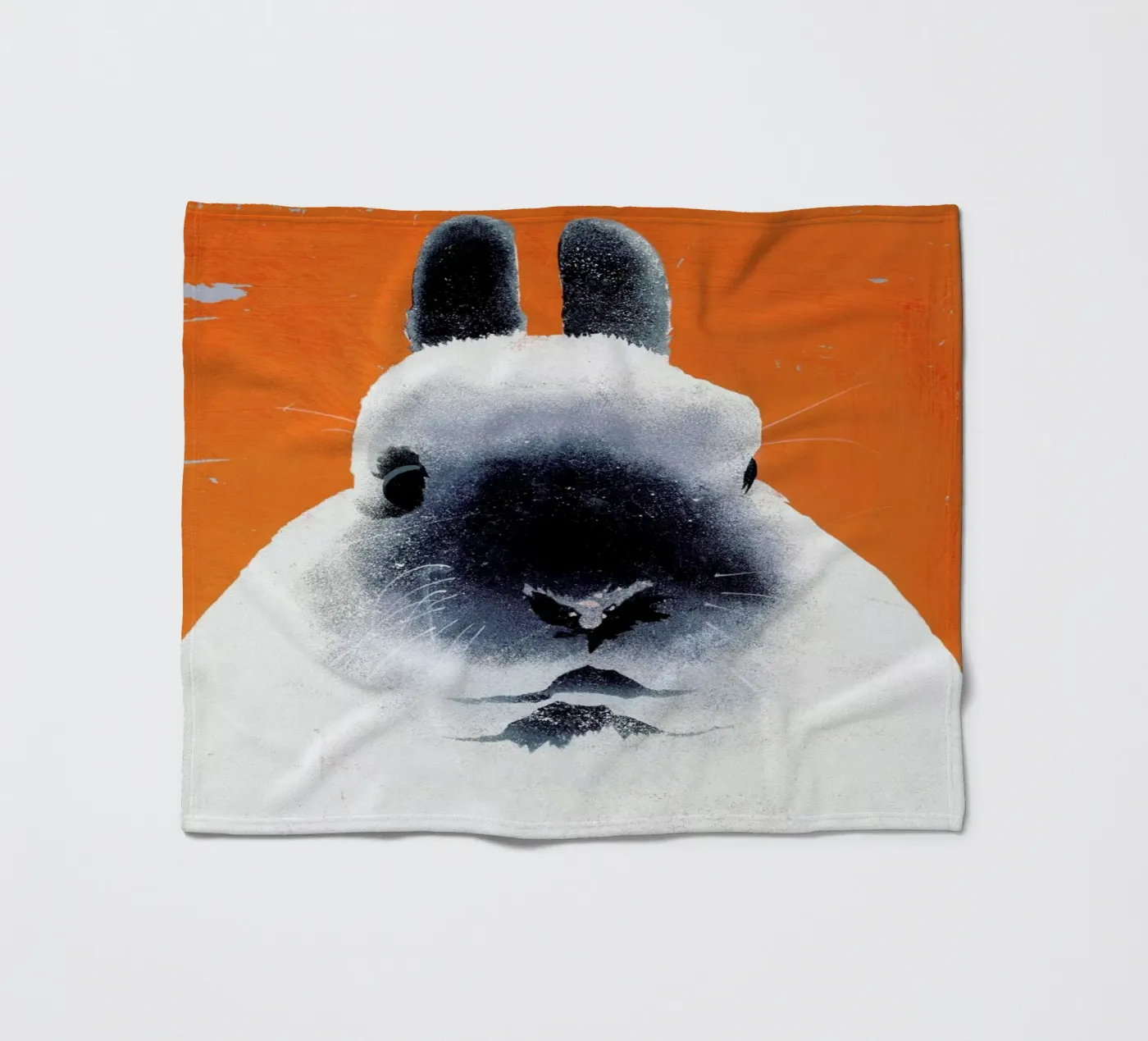 Rabbit fleece blanket by Andy Bridge