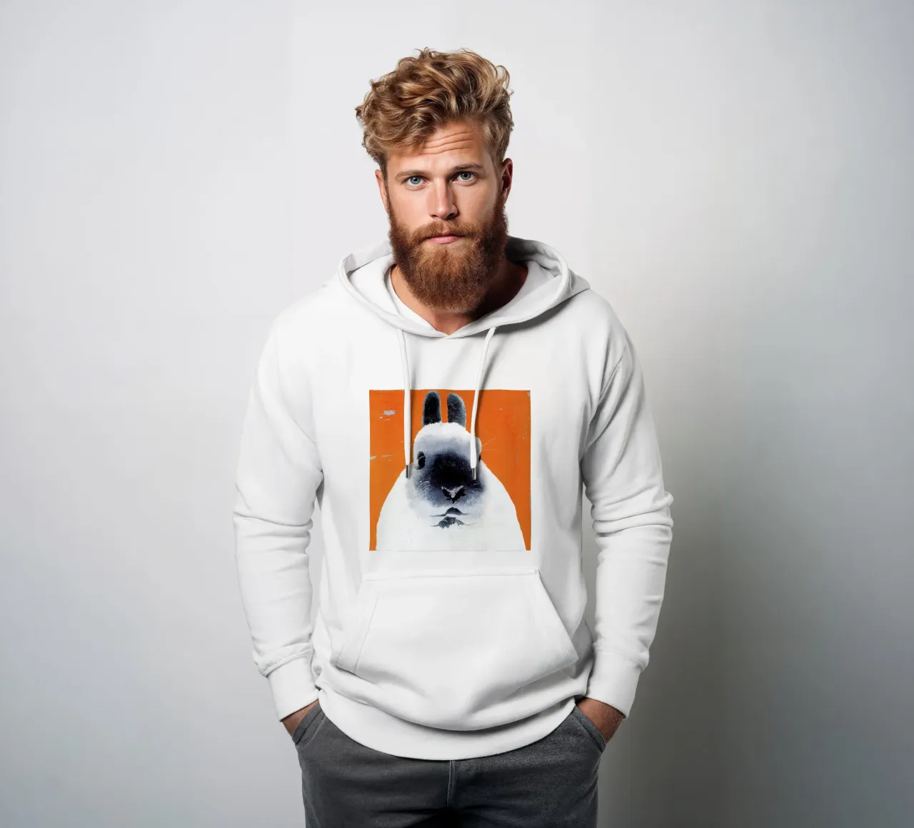 Rabbit felpa con cappuccio da Andy Bridge