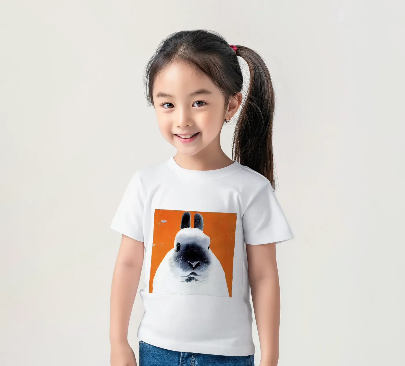 Rabbit t-shirt bambini da Andy Bridge