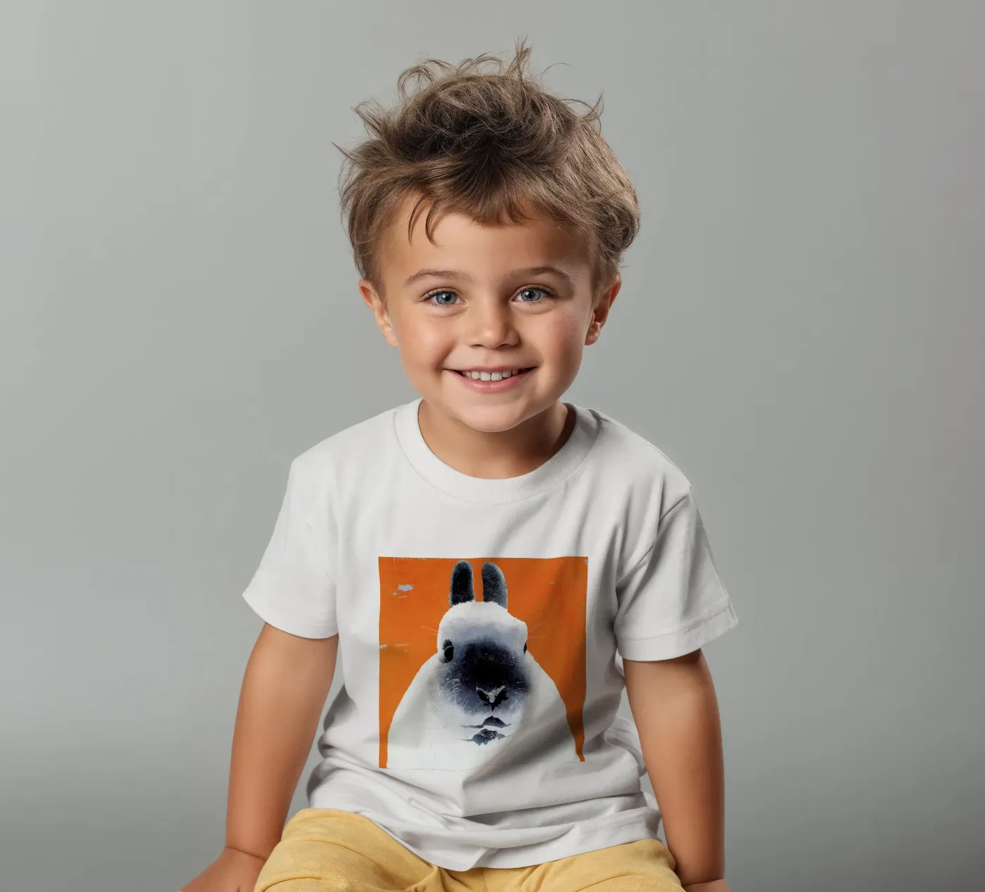 Rabbit t-shirt bambini da Andy Bridge