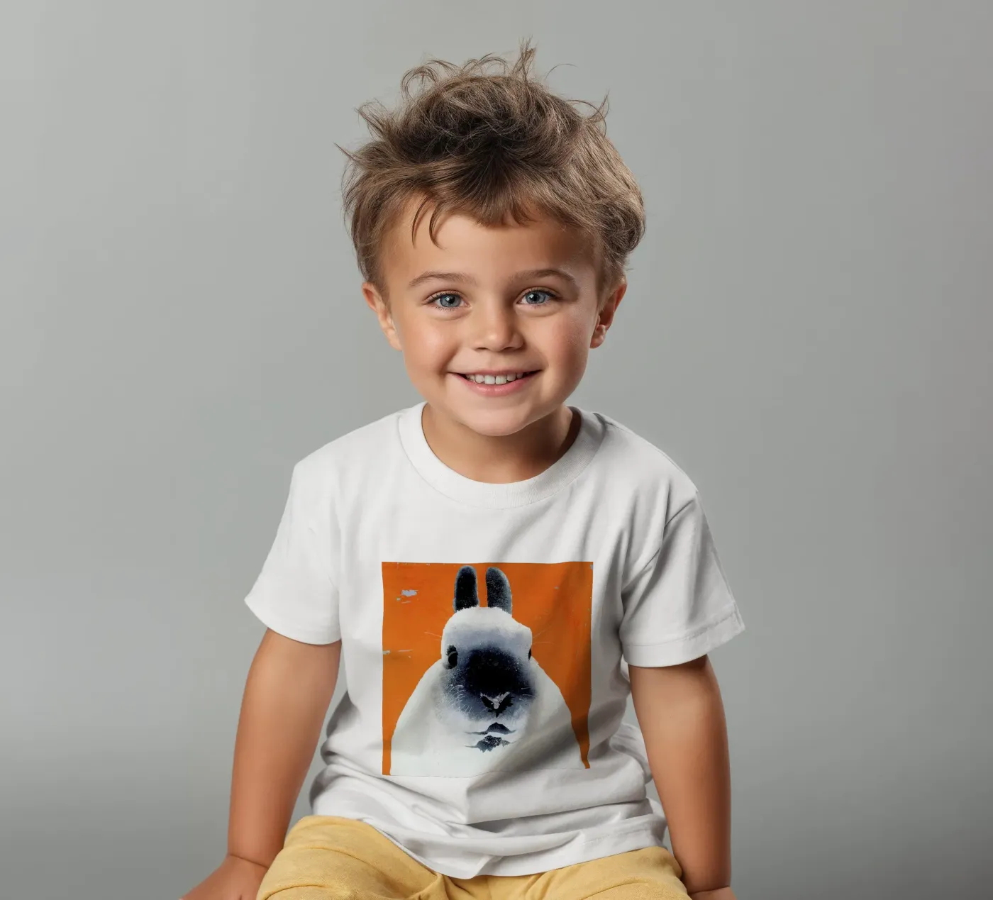 Rabbit Kinder T-Shirt von Andy Bridge