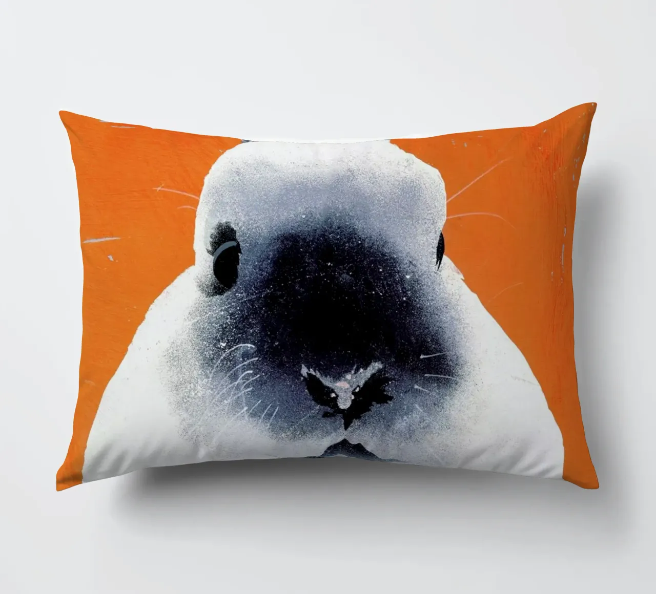 Rabbit Kissen von Andy Bridge