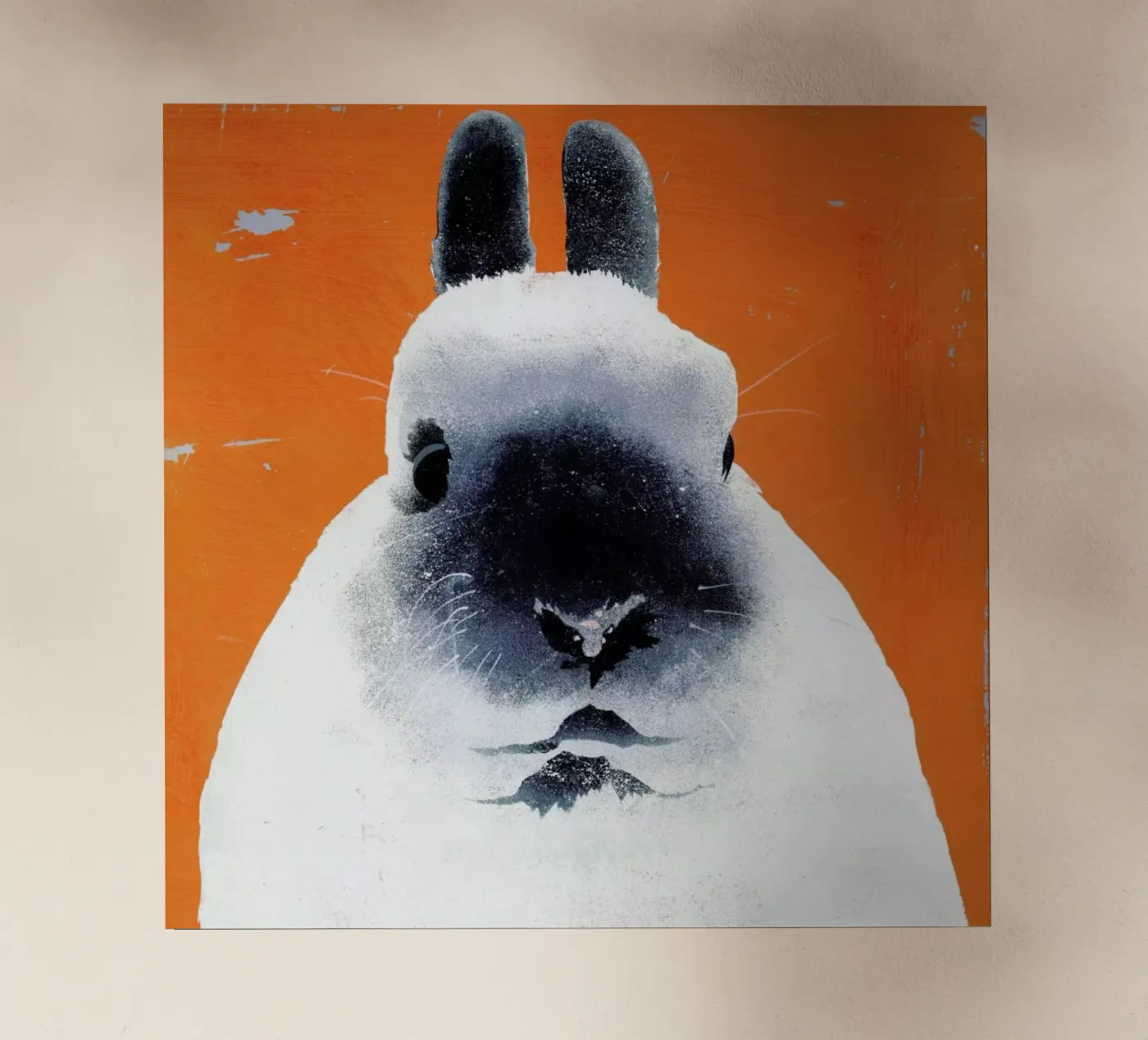 Rabbit backlit folie van Andy Bridge
