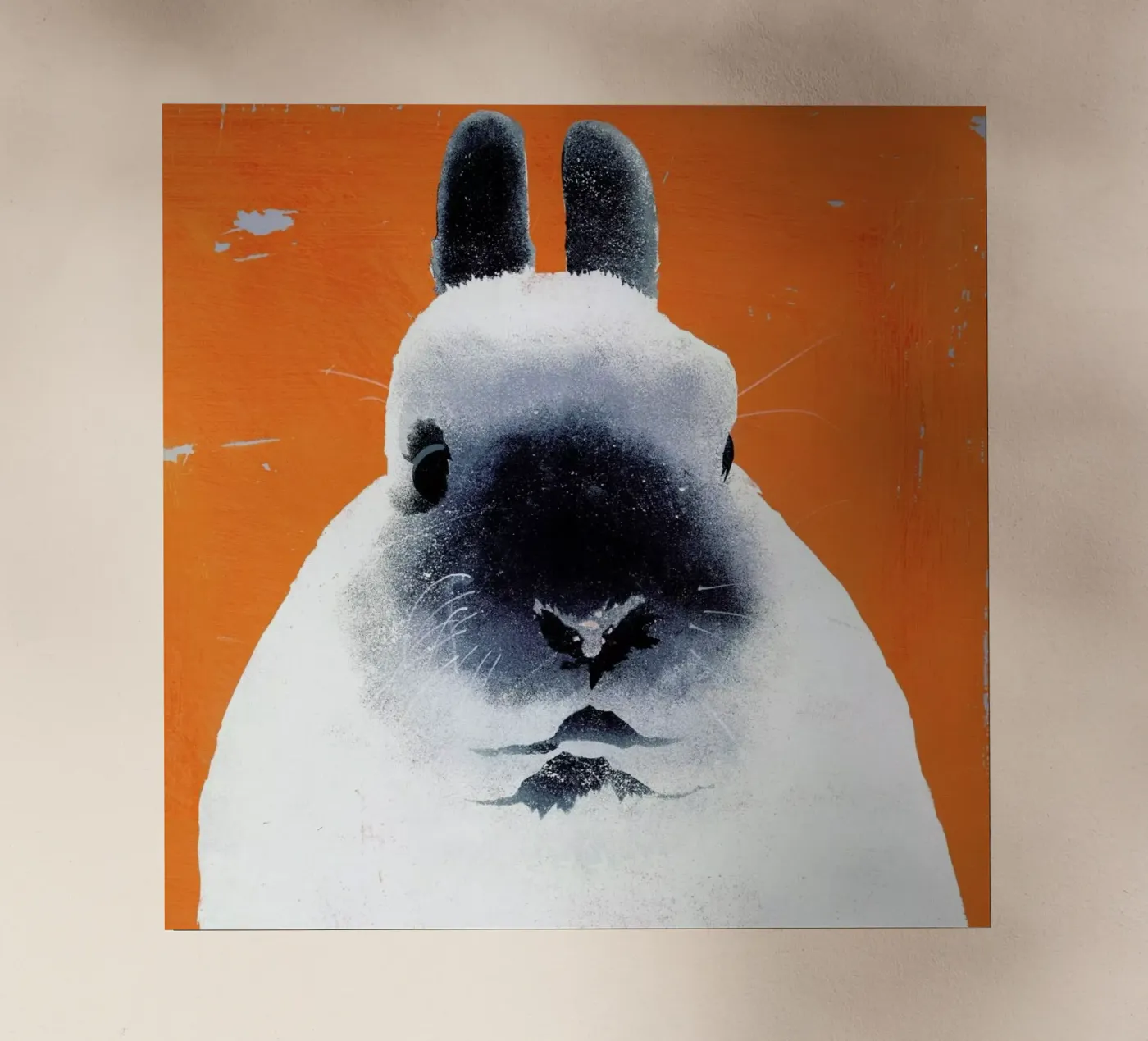 Rabbit backlit folie van Andy Bridge