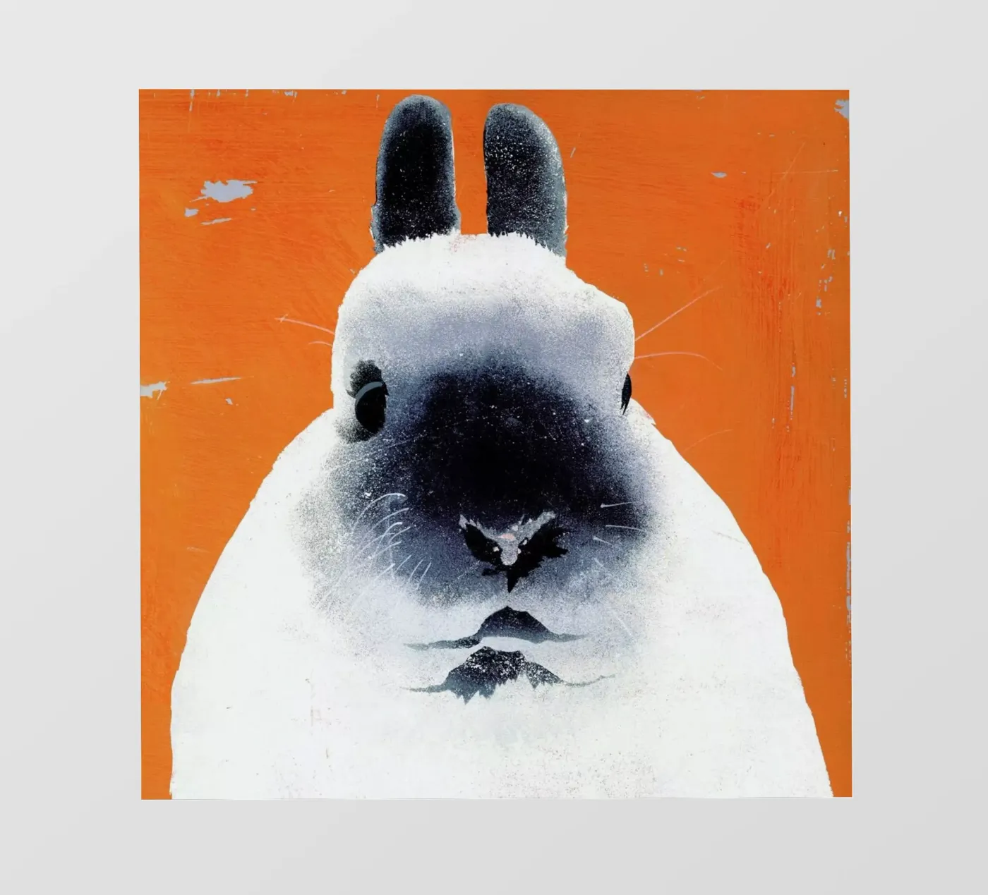 Rabbit backlit folie van Andy Bridge