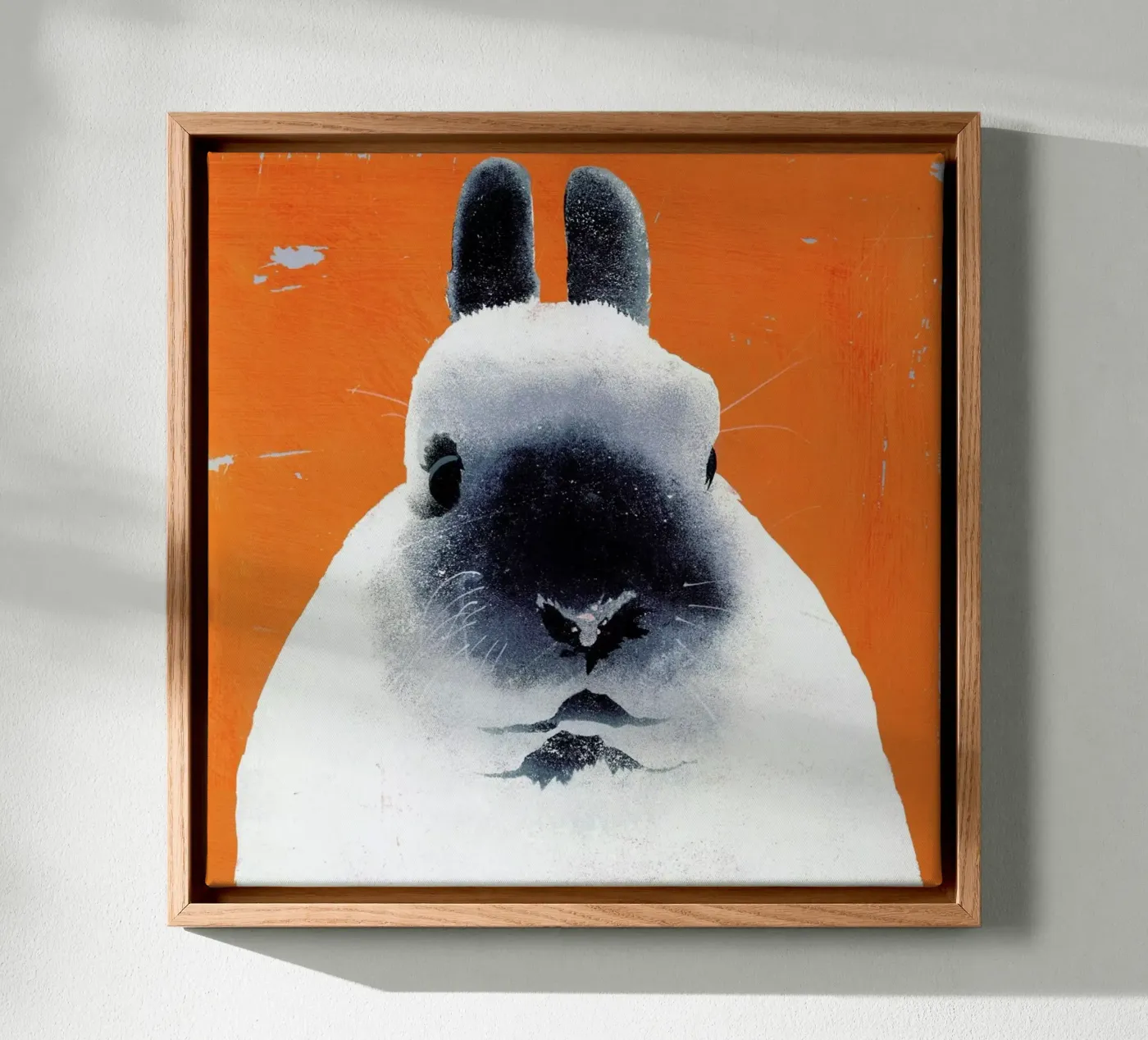 Rabbit canvas by Andy Bridge