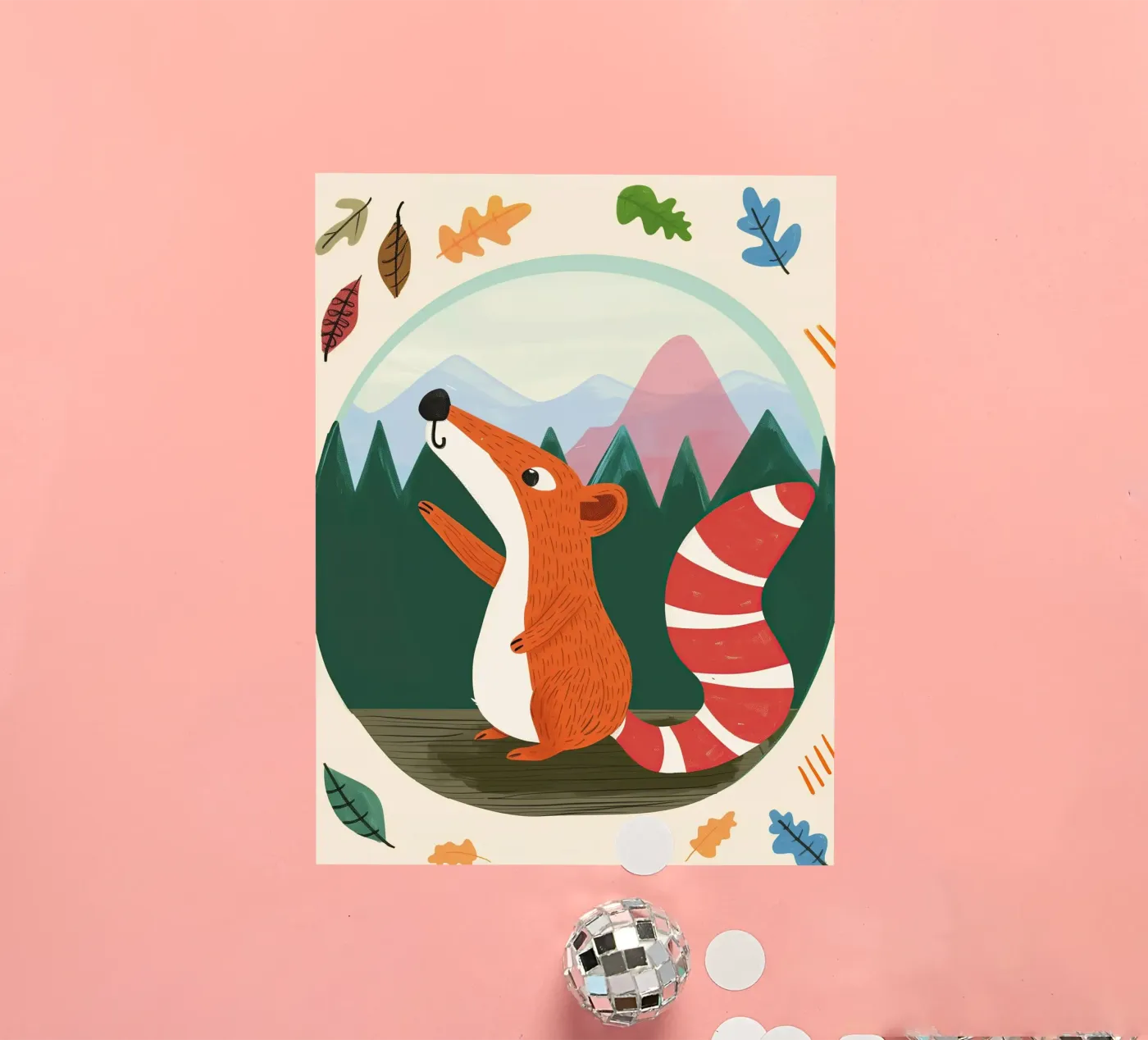 Forest Squirrel sticker by Lilo