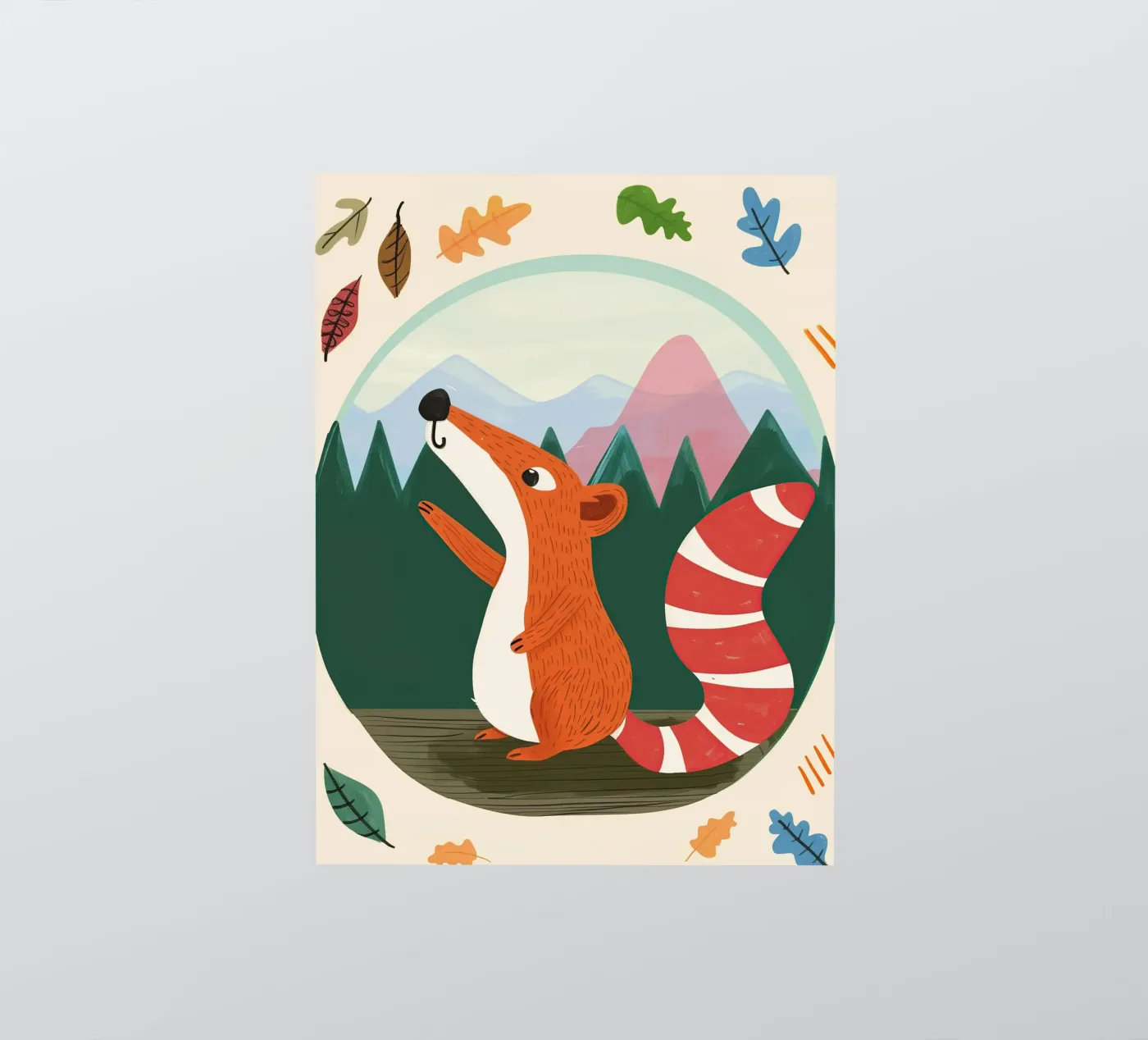 Forest Squirrel sticker by Lilo