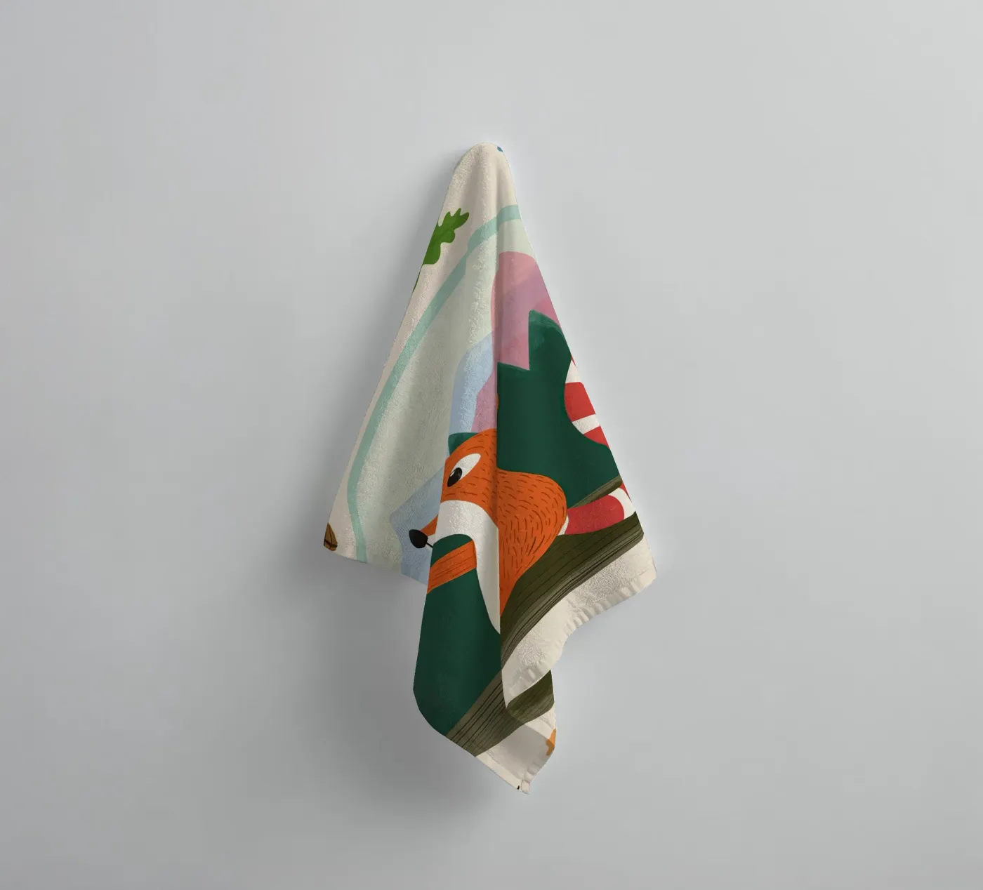 Forest Squirrel towel by Lilo