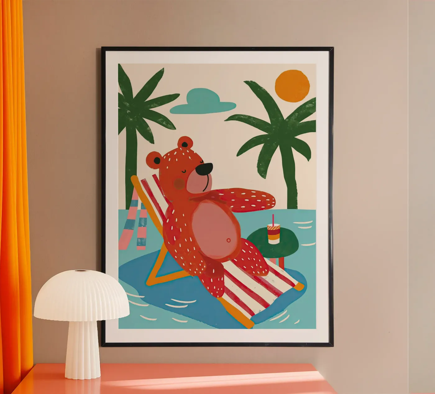 Bear on Holiday poster da Lilo