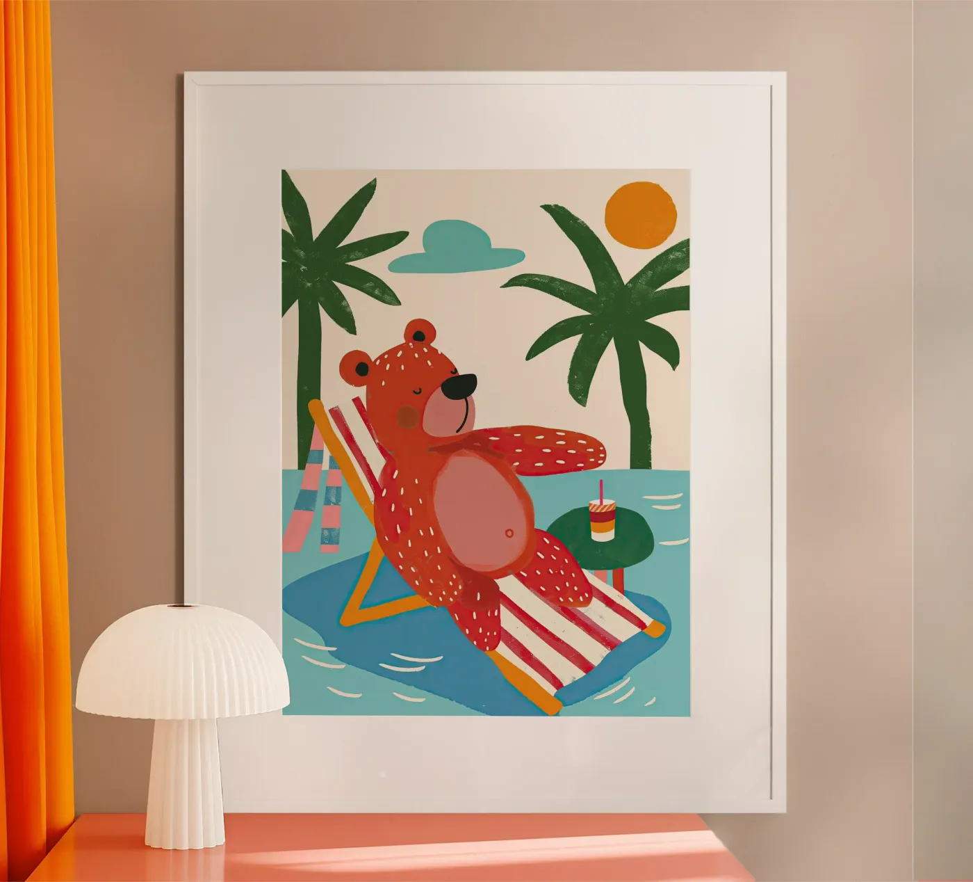 Bear on Holiday poster da Lilo