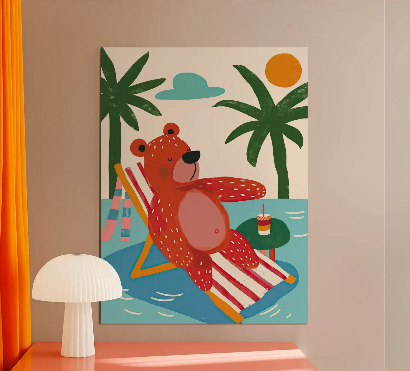 Bear on Holiday poster da Lilo