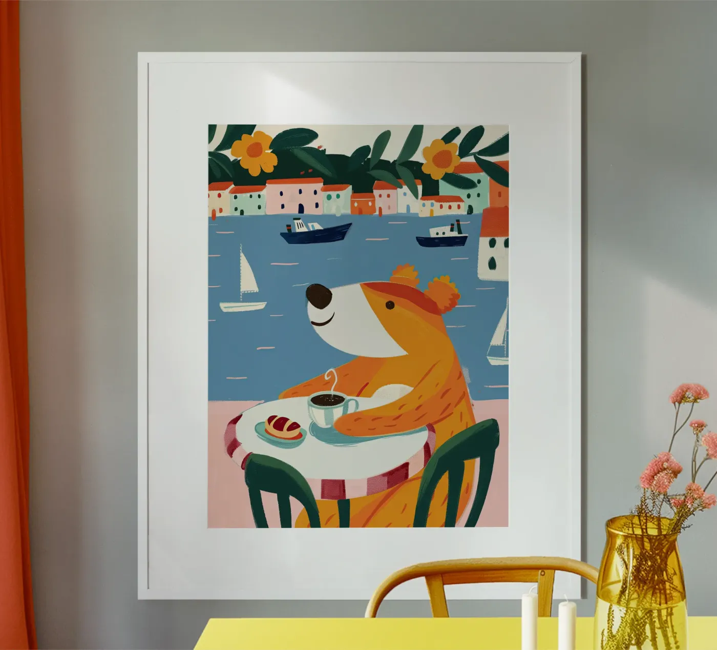 Bear on Vacation poster da Lilo
