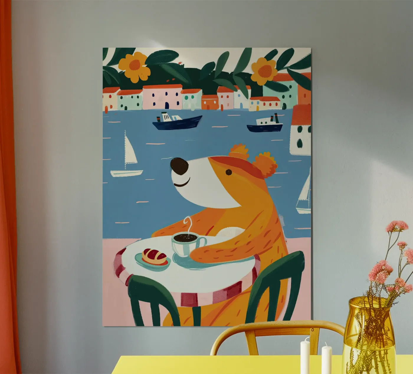 Bear on Vacation poster da Lilo