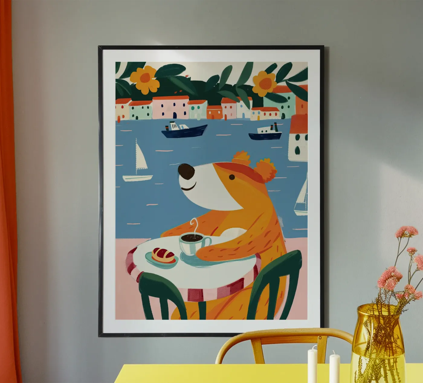 Bear on Vacation poster da Lilo