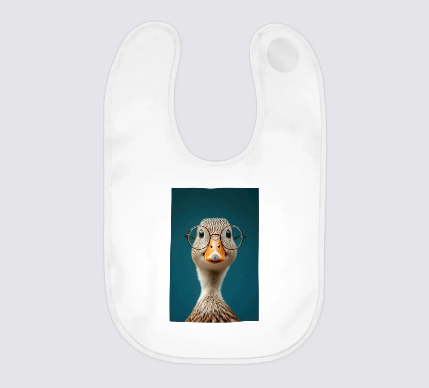 Quack baby slabbetje van Art Unleashed