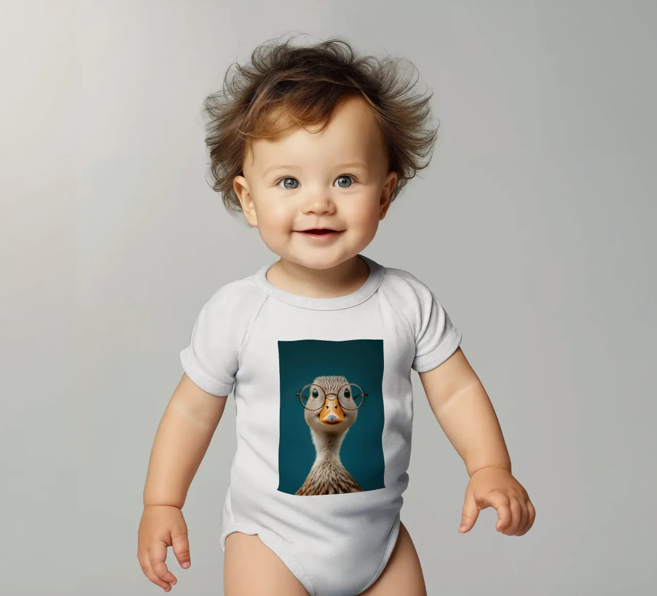 Quack body neonato maniche corte da Art Unleashed