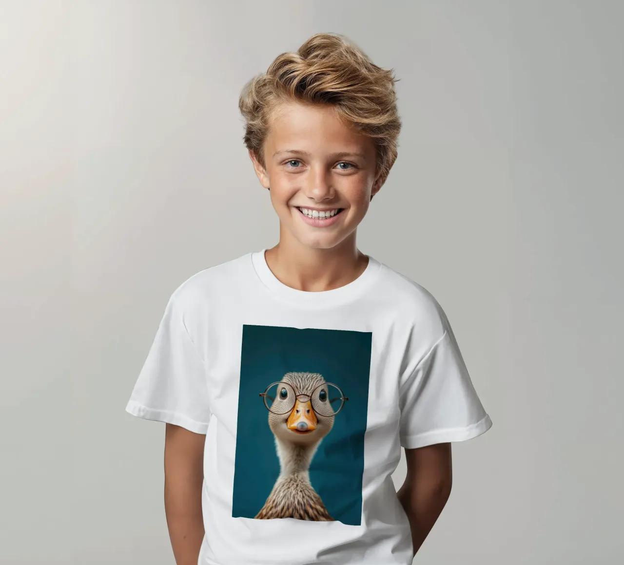 Quack t-shirt bambini da Art Unleashed