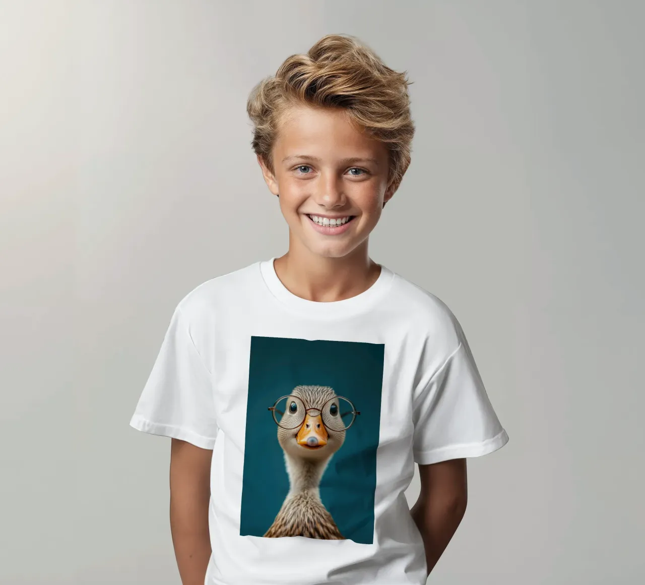 Quack t-shirt bambini da Art Unleashed