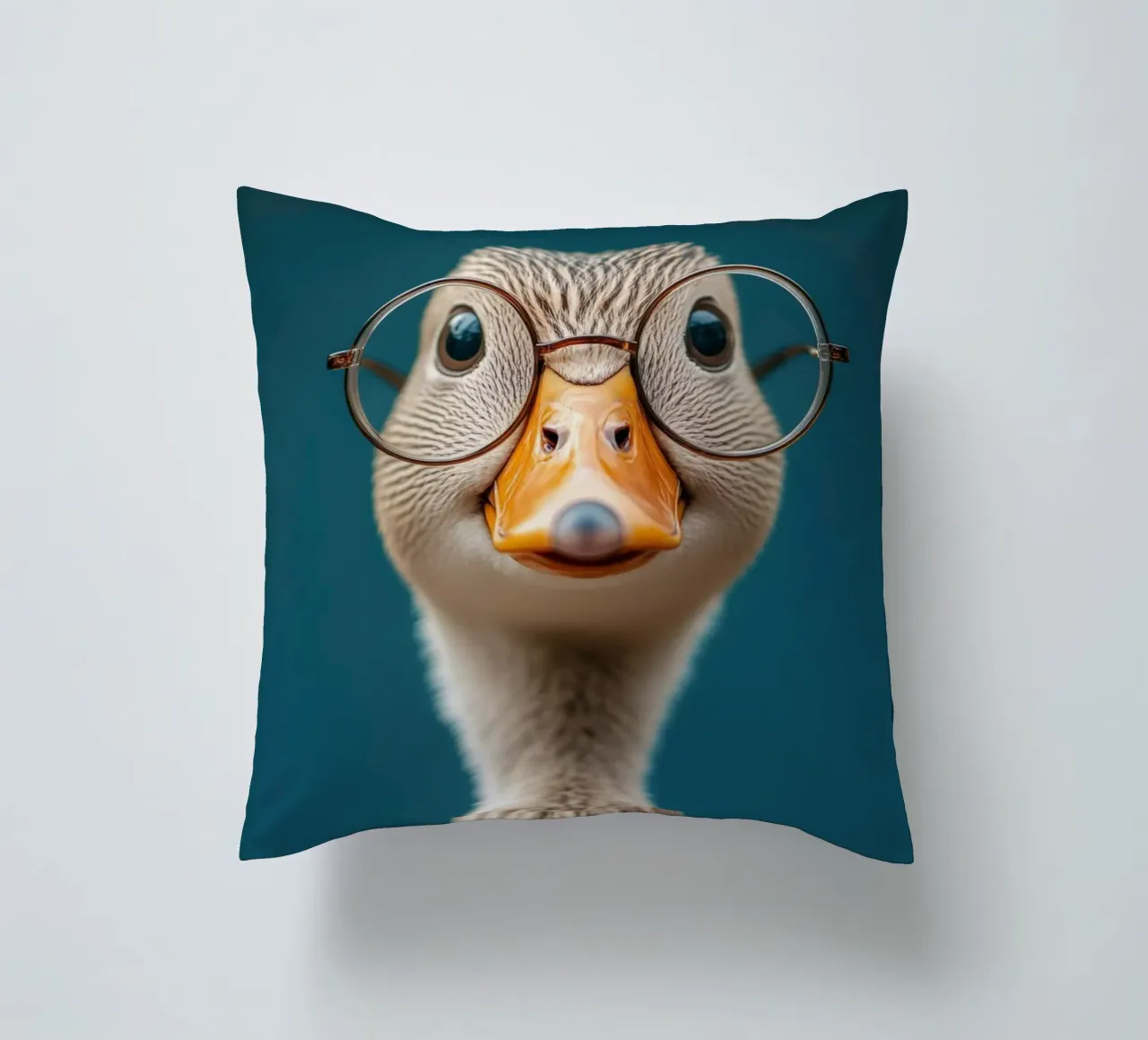 Quack decorative cushion by Art Unleashed