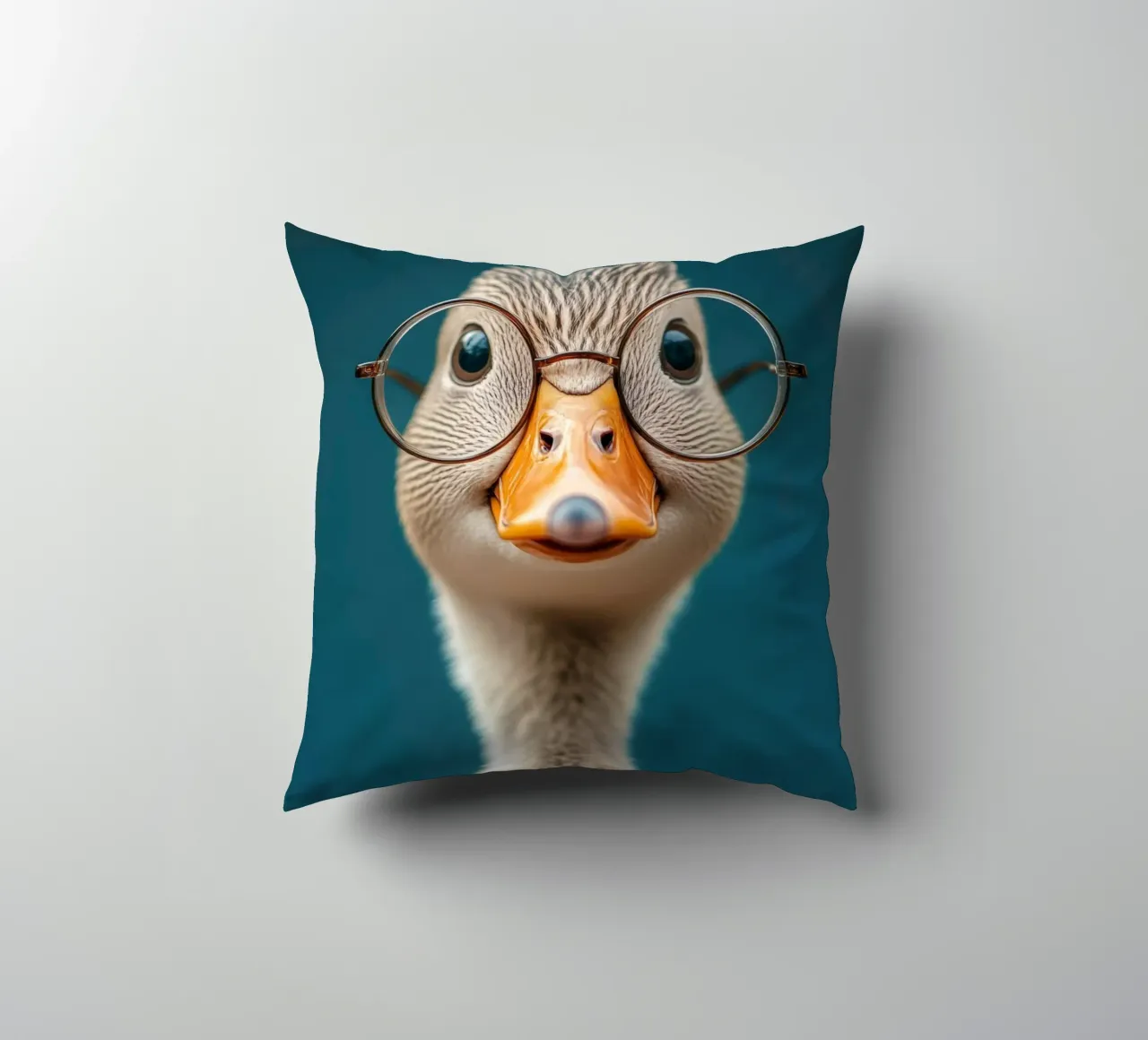 Quack decorative cushion by Art Unleashed