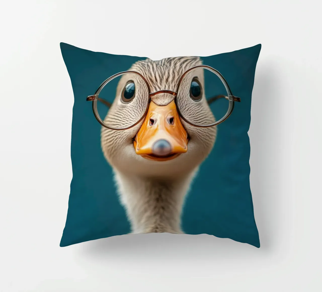 Quack decorative cushion by Art Unleashed