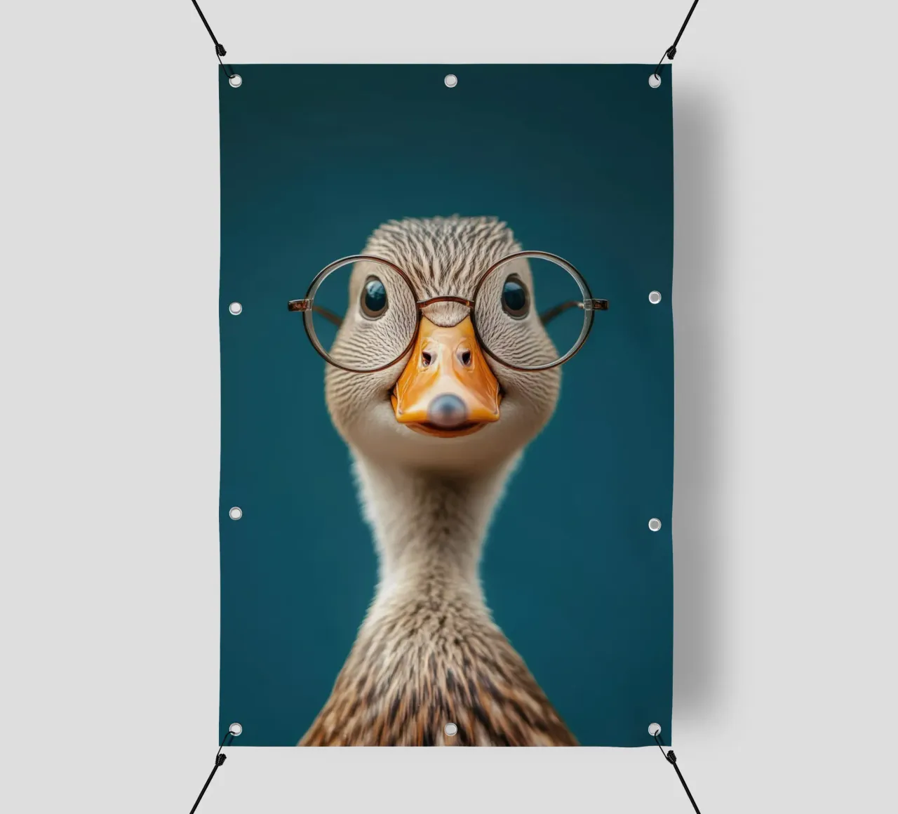 Quack lonas publicitarias de Art Unleashed