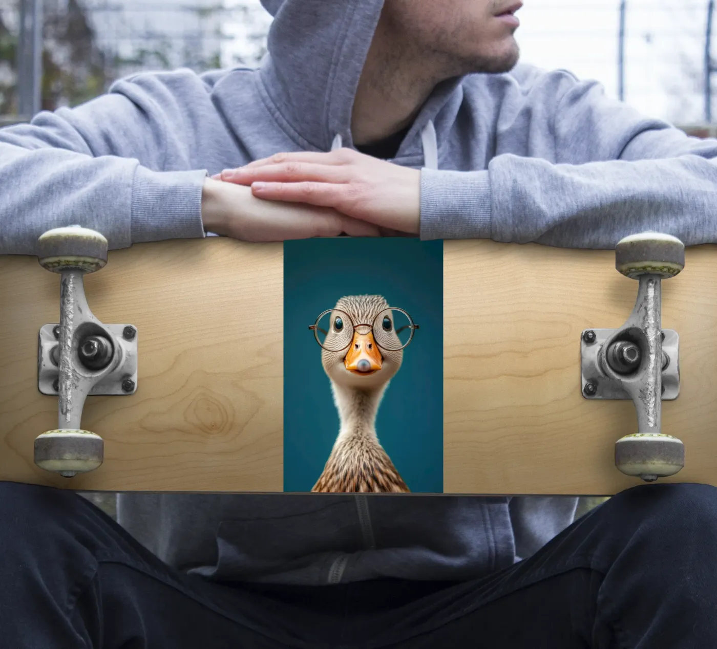 Quack sticker van Art Unleashed