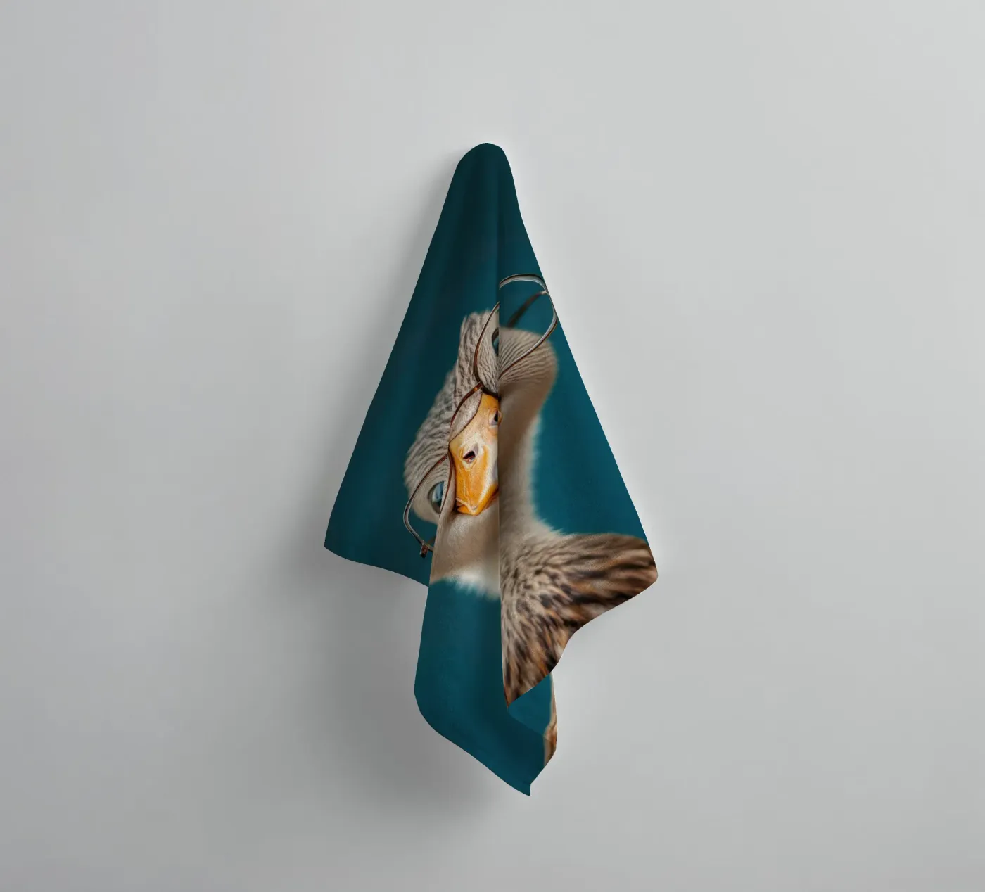 Quack badhanddoek van Art Unleashed