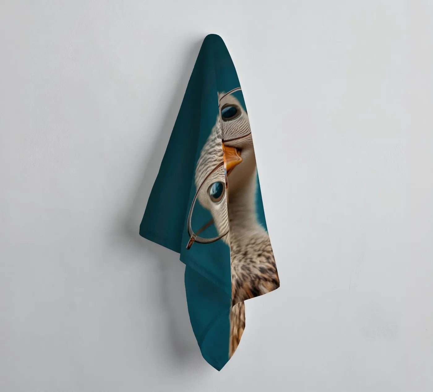 Quack badhanddoek van Art Unleashed