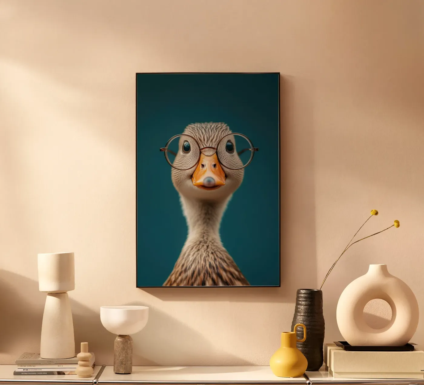 Quack acryl van Art Unleashed