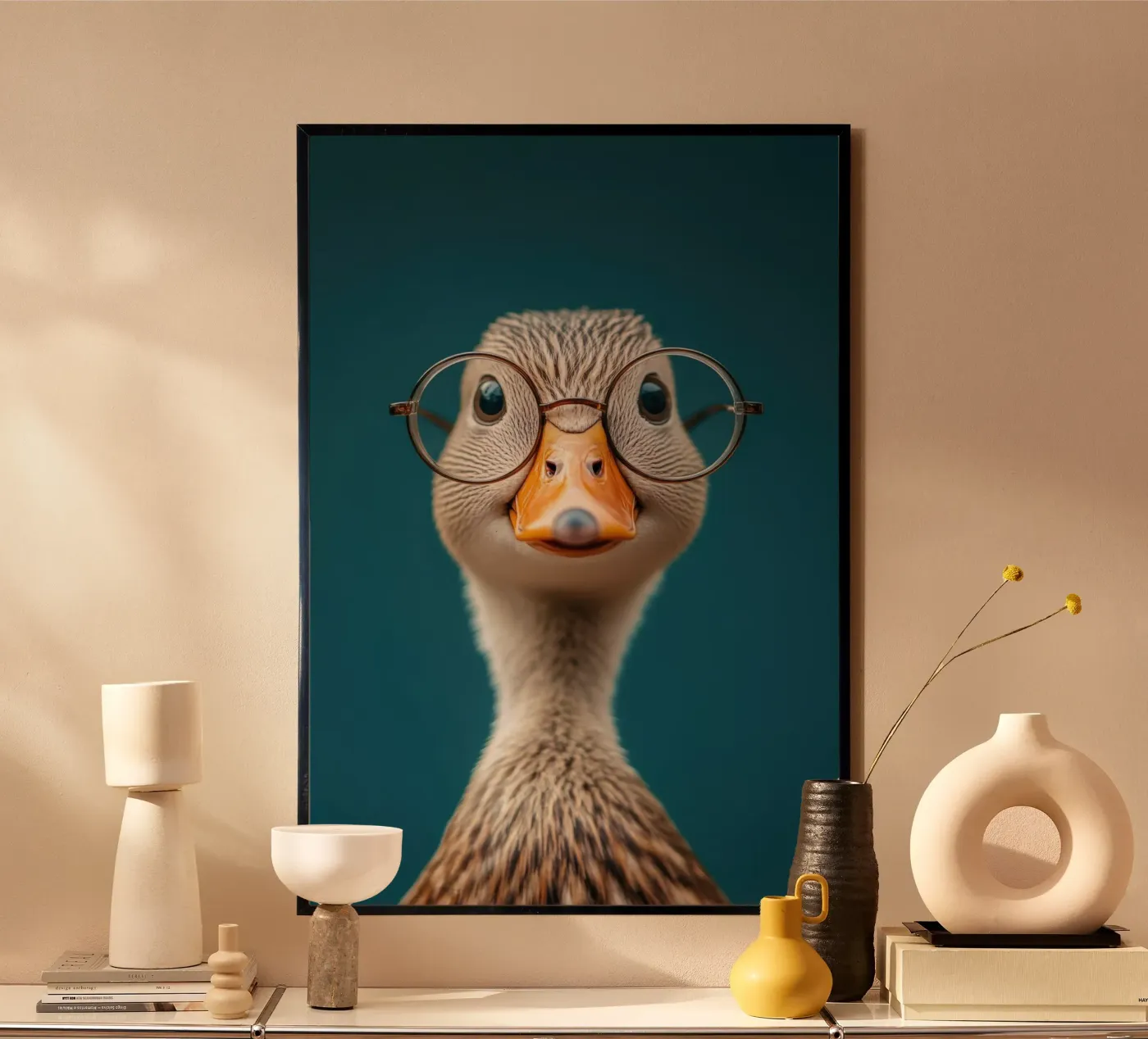 Quack Poster von Art Unleashed