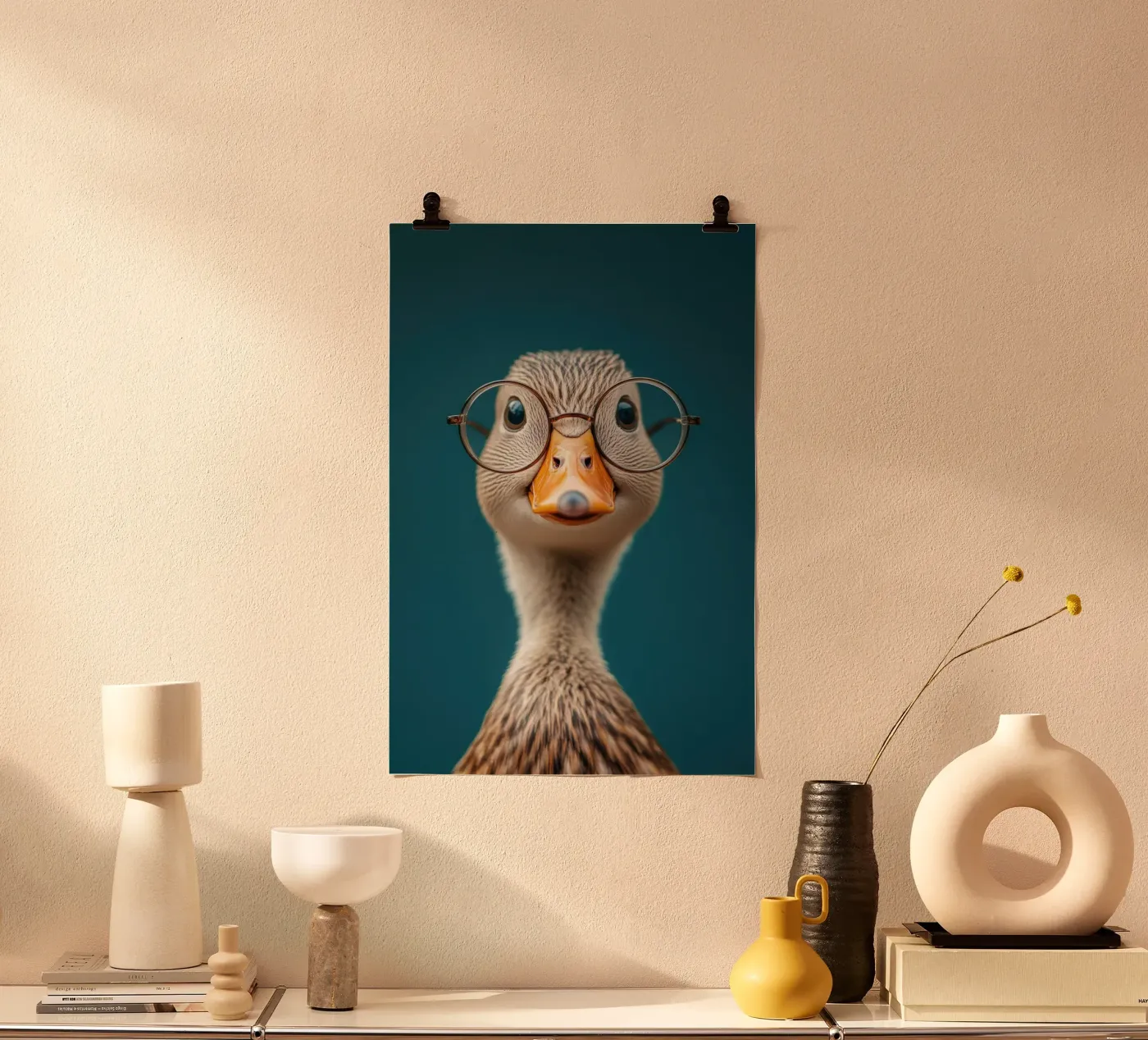 Quack Poster von Art Unleashed