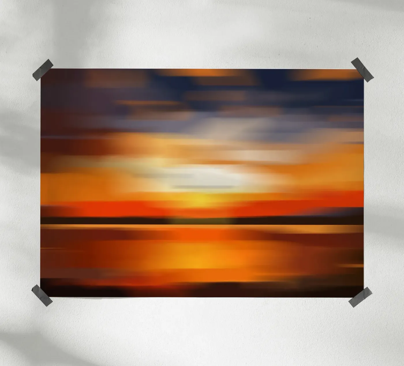 sunset poster by Stillwild Studio